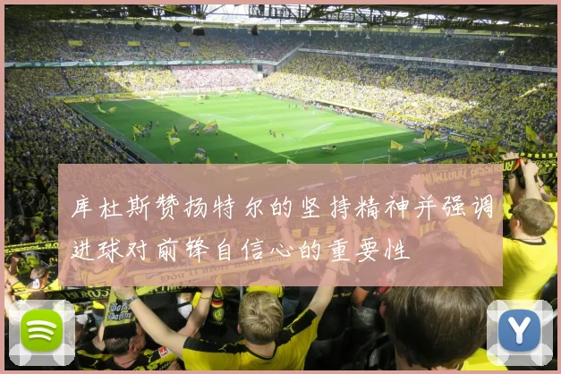 库杜斯赞扬特尔的坚持精神并强调进球对前锋自信心的重要性